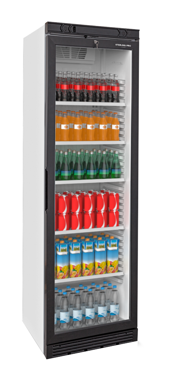Sterling Pro Green Single Door Upright Display Chiller 379 Litres - SPG385 Upright Single Door Bottle Coolers Sterling Pro