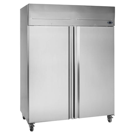 Tefcold Gastronorm Solid Door Refrigerator Stainless Steel - RK1420P Refrigeration Uprights - Double Door Tefcold   