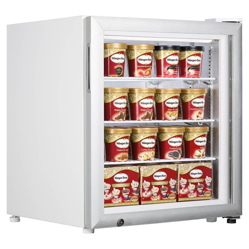 Tefcold Glass Door Display Freezer - UF100G Refrigerated Counter Top Displays Tefcold