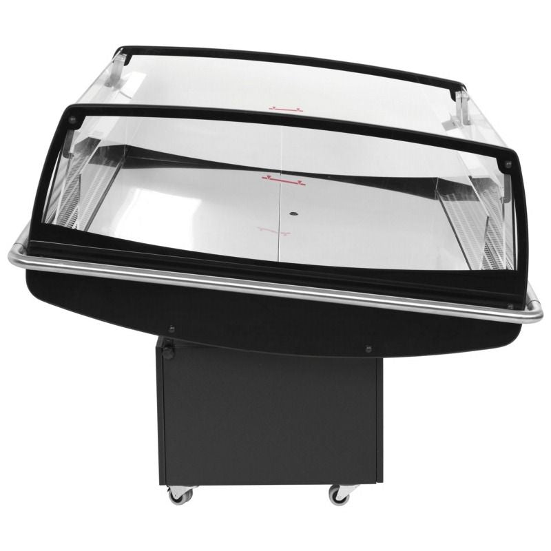 Tefcold Glass Impulse Cooler / Spider Fridge Black - PDC125 Refrigerated Merchandisers Tefcold