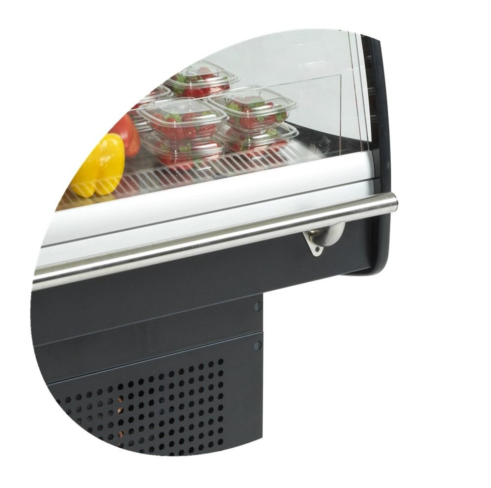 Tefcold Glass Impulse Cooler / Spider Fridge Black - PDC90 Refrigerated Merchandisers Tefcold