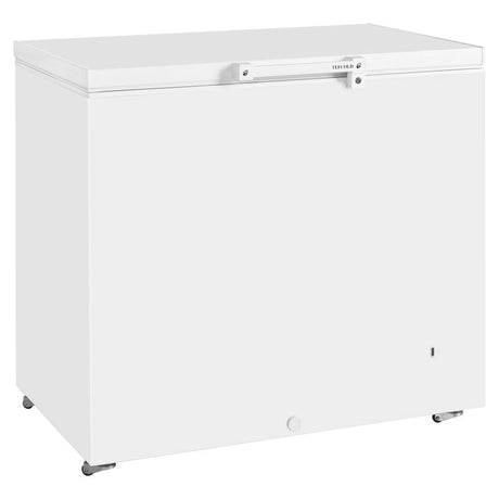 Tefcold Solid Lid Chest Freezer White - GM200 Chest Freezers Tefcold   