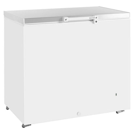 Tefcold Solid Lid Chest Freezer White SS Lid - GM200SS Chest Freezers Tefcold   