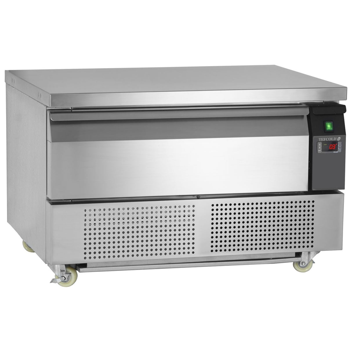 Tefcold Uni Drawer Dual Temperature Gastronorm Counter Stainless Steel - UD1-2 Counter Fridges With Drawers Tefcold