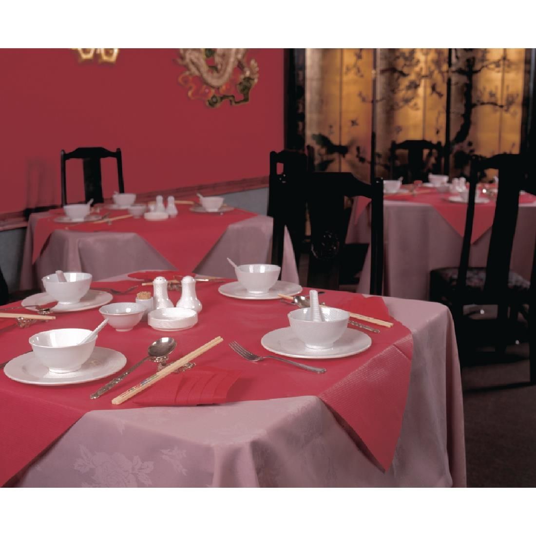 Tork Paper Slipcover Red (Pack of 25) - DM174 Banquet Rolls & Slip Covers Tork