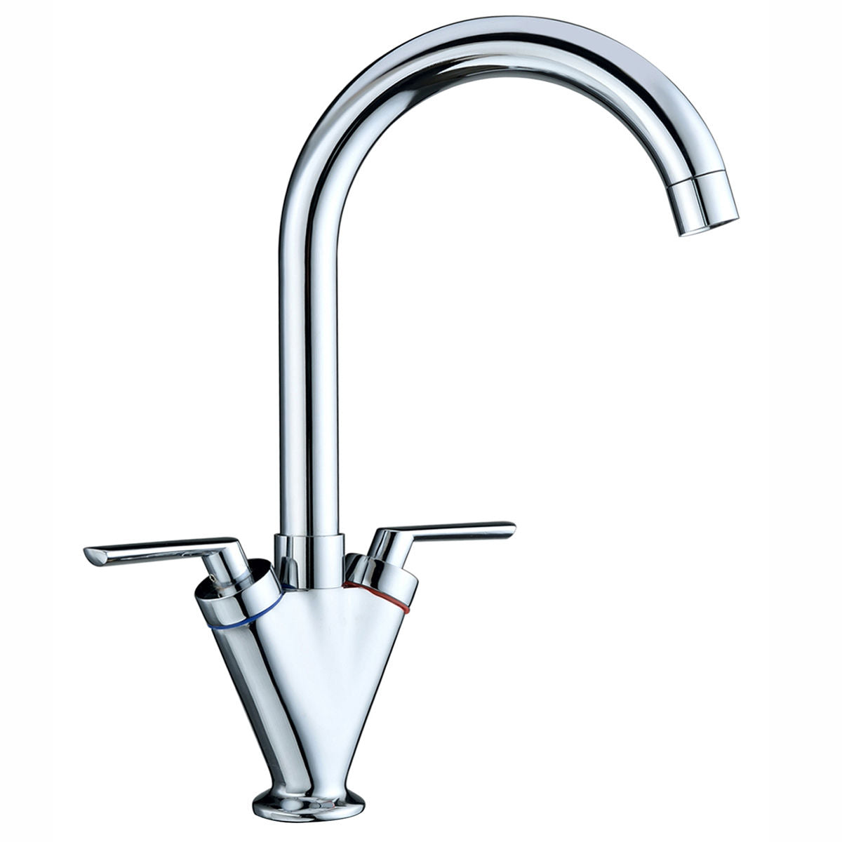 Empire Twin Lever Mixer Tap Monobloc - MIX-2 Mixer Taps Empire
