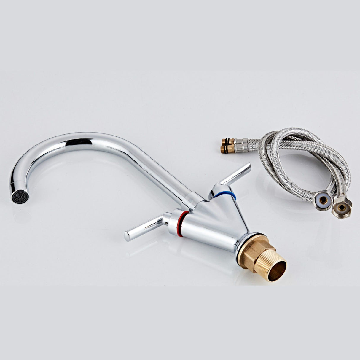 Empire Twin Lever Mixer Tap Monobloc - MIX-2 Mixer Taps Empire