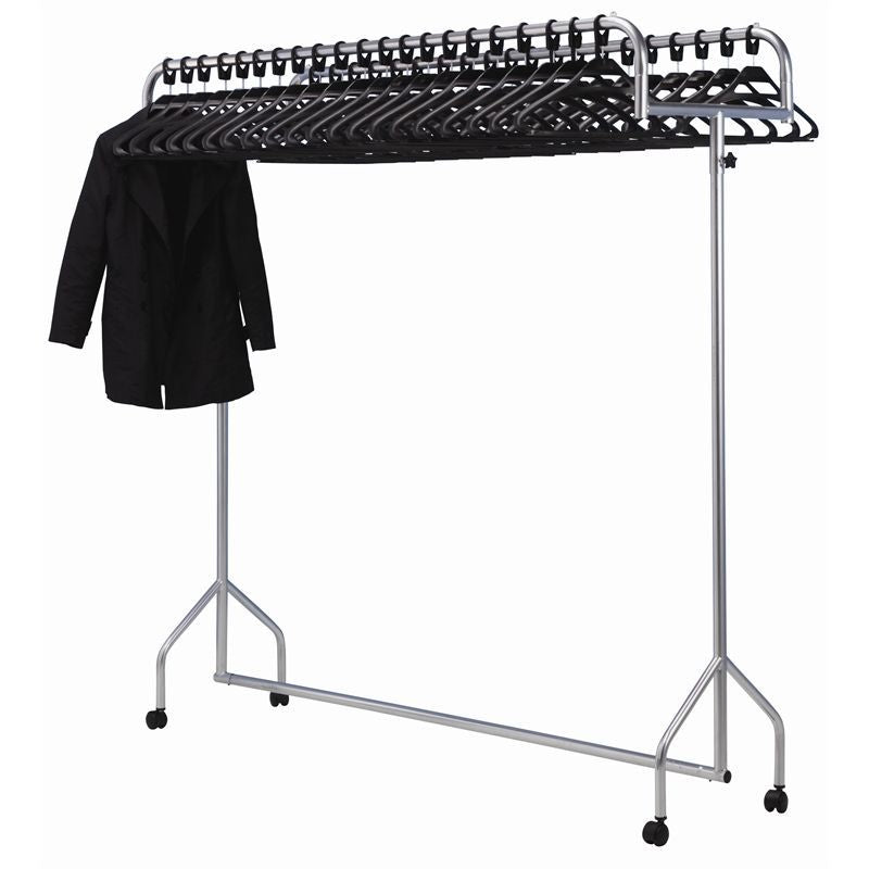 Twin Top Steel Garment Rail - CG769 Cloakroom Systems Bolero