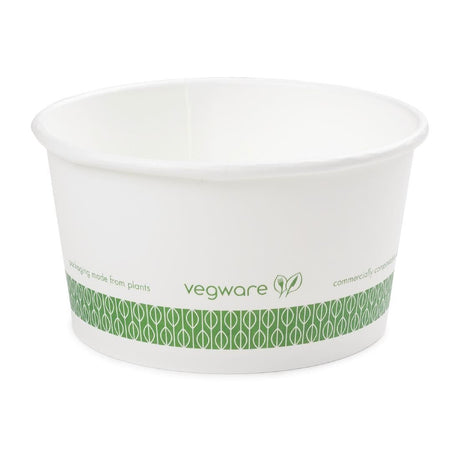Vegware Compostable Hot Food Pots 340ml / 12oz (Pack of 500) - GF046 Condiment Pots & Soup Cups Vegware   