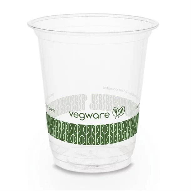 Vegware Compostable Slim Cold Cups 200ml / 7oz (Pack of 1000) - CL738 Condiment Pots & Soup Cups Vegware
