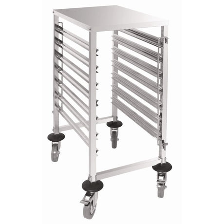 Vogue Gastronorm Racking Trolley 7 Level - GG498 GN & Racking Trolleys Vogue   