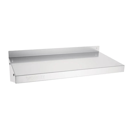 Vogue Stainless Steel Wall Shelf - 600mm - Y749 Stainless Steel Wall Shelves Vogue   