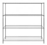 Empire 4 Tier Wire Racking Shelving Kit 1800mm Wide - RACK-1800 Chrome Wire Shelving and Racking Empire   