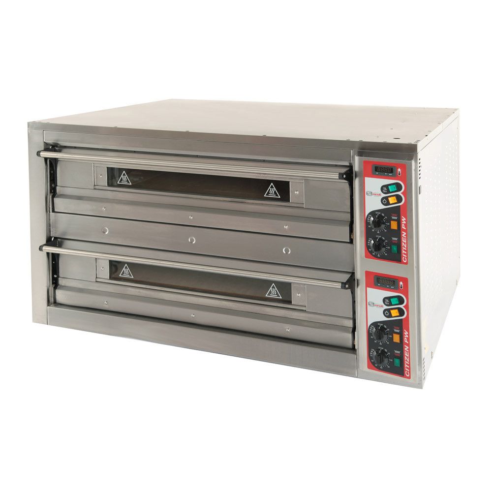 Zanolli Citizen 9+9 Electric Pizza Oven - ACIT9MC2 Twin Deck Pizza Ovens Zanolli
