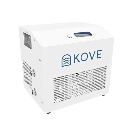 KOVE Core 0.5HP Ice Bath Chiller – 695W Temperature-Controlled Cooling System - White Ice Baths & Cold Plunges Kove Designs