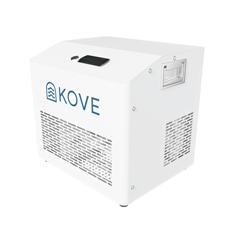 KOVE Core 0.5HP Ice Bath Chiller – 695W Temperature-Controlled Cooling System - White Ice Baths & Cold Plunges Kove Designs