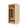 Empire Kove 1-Person Infrared Sauna Cabin Compact – Hemlock Wood, Glass Front, Bluetooth & Full Spectrum Heating | KOVE-INF1 Indoor Infrared Saunas Kove Designs