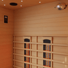 Kove 3-4 Person Infrared Corner Sauna Cabin – Hemlock Wood, Glass Front, Bluetooth & Full Spectrum Heating | KOVE-INFC Indoor Infrared Saunas Kove Designs