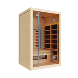 Empire Kove 2-Person Infrared Sauna Cabin – Hemlock Wood, Glass Front, Bluetooth & Full Spectrum Heating | KOVE-INF2 Indoor Infrared Saunas Kove Designs
