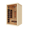 Empire Kove 2-Person Infrared Sauna Cabin – Hemlock Wood, Glass Front, Bluetooth & Full Spectrum Heating | KOVE-INF2 Indoor Infrared Saunas Kove Designs