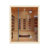 Empire Kove 3-Person Infrared Sauna Cabin – Hemlock Wood, Glass Front, Bluetooth & Full Spectrum Heating | KOVE-INF3 Indoor Infrared Saunas Kove Designs