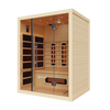 Empire Kove 3-Person Infrared Sauna Cabin – Hemlock Wood, Glass Front, Bluetooth & Full Spectrum Heating | KOVE-INF3 Indoor Infrared Saunas Kove Designs