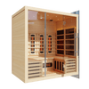Kove 4 Person Infrared Sauna Cabin – Hemlock Wood, Glass Front, Bluetooth & Full Spectrum Heating | KOVE-INF4 Indoor Infrared Saunas Kove Designs