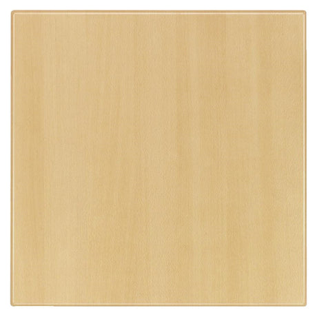 Werzalit Pre-drilled Square Table Top  Planked Beech 800mm - GR504 Wood Effect Table Tops Werzalit   