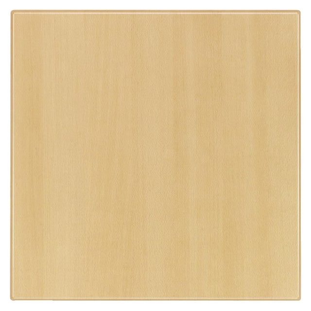Werzalit Pre-drilled Square Table Top  Planked Beech 800mm - GR504 Wood Effect Table Tops Werzalit   
