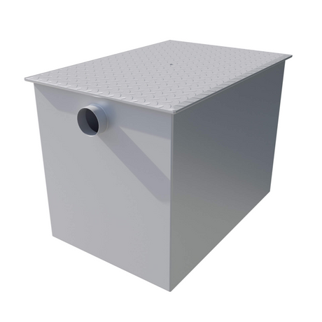 Commercial Grease Trap Epoxy Coated Steel 482 Litre Capacity - 100KGB Grease Traps / Interceptors - Mild Steel Empire   