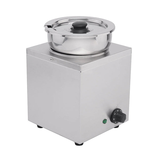Hamoki Heated Bain Marie 1 Round Hot Pot 6.5 Litre | 101047 Bain Maries Hamoki