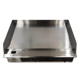 Hamoki 2 Burner Electric Flat Countertop Chrome Plated Griddle 760mm Wide | 101100 Electric Griddles Hamoki