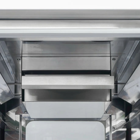 Hamoki Mobile Hot Holding Cabinet 2 Tier Pass Through With Humidity - 14 Shelves | 101108 Food Warming Drawers Hamoki