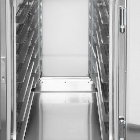 Hamoki Mobile Hot Holding Cabinet 2 Tier Pass Through With Humidity - 14 Shelves | 101108 Food Warming Drawers Hamoki