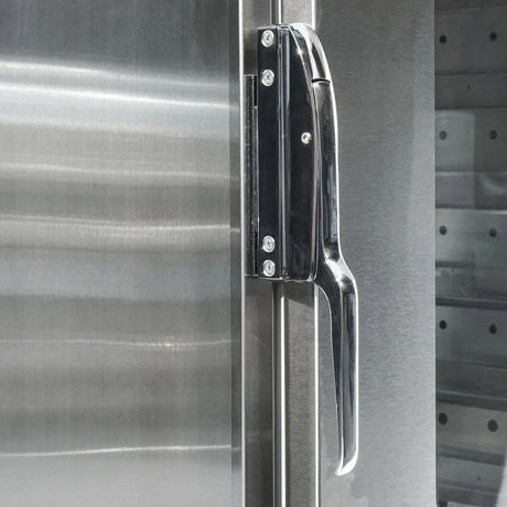 Hamoki Mobile Hot Holding Cabinet 2 Tier Pass Through With Humidity - 14 Shelves | 101108 Food Warming Drawers Hamoki