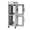 Hamoki Mobile Hot Holding Cabinet 2 Tier Pass Through With Humidity - 14 Shelves | 101108 Food Warming Drawers Hamoki