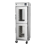 Hamoki Mobile Hot Holding Cabinet 2 Tier Pass Through With Humidity - 14 Shelves | 101108 Food Warming Drawers Hamoki