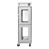 Hamoki Mobile Hot Holding Cabinet 2 Tier Pass Through With Humidity - 14 Shelves | 101108 Food Warming Drawers Hamoki