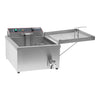 Hamoki Commercial Electric Doughnut Fryer - 12 Litre Countertop Single Tank with Drain Tap | 101111 Countertop Electric Fryers Hamoki