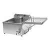 Hamoki Commercial Electric Doughnut Fryer - 12 Litre Countertop Single Tank with Drain Tap | 101111 Countertop Electric Fryers Hamoki