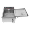Hamoki Commercial Electric Doughnut Fryer - 12 Litre Countertop Single Tank with Drain Tap | 101111 Countertop Electric Fryers Hamoki