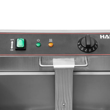 Hamoki Commercial Electric Doughnut Fryer - 12 Litre Countertop Single Tank with Drain Tap | 101111 Countertop Electric Fryers Hamoki