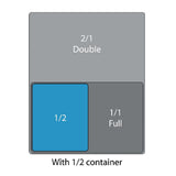 Cambro Polycarbonate 1/2 Gastronorm Tray 100mm - DM744  Cambro   
