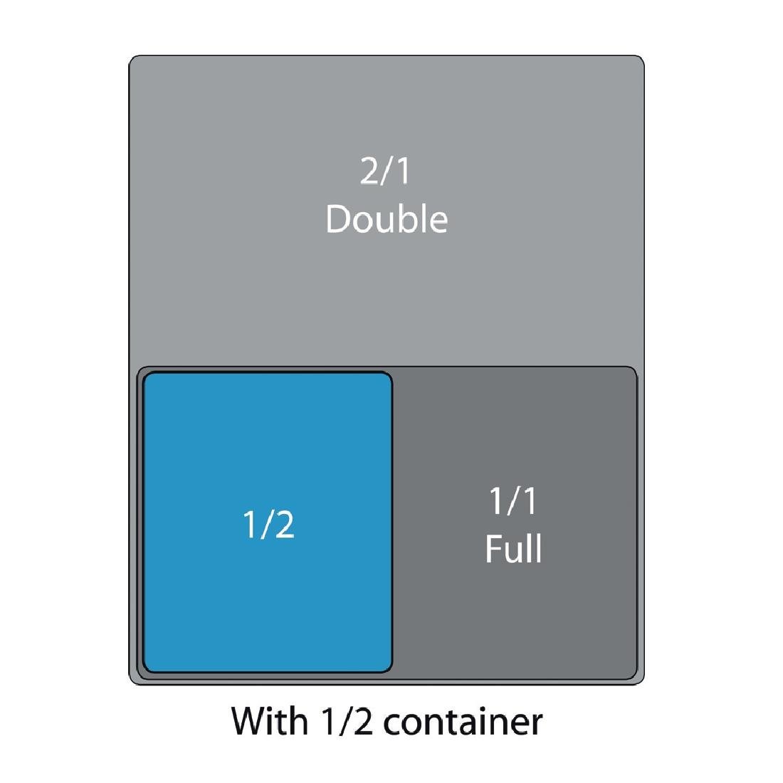Cambro Polycarbonate 1/2 Gastronorm Tray Lid - DM732  Cambro   