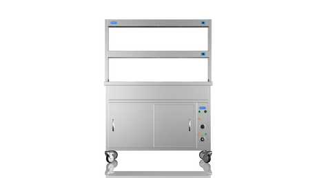 Nordstar NordStar Hot Cupboard Bain Marie 3 x 1/1GN With 2 Tier Heated Gantry | DTCBM1200 Hot Cupboards Nordstar