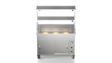 Nordstar NordStar Hot Cupboard Bain Marie 3 x 1/1GN With 2 Tier Heated Gantry | DTCBM1200 Hot Cupboards Nordstar