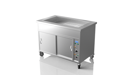 Nordstar NordStar Hot Cupboard With Bain Marie 3 x 1/1GN Dry Heat | NSHCBM1200 Hot Cupboards Nordstar