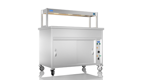 Nordstar NordStar Hot Cupboard Bain Marie 3 x 1/1GN With Single Heated Gantry | STCBM1200 Hot Cupboards Nordstar