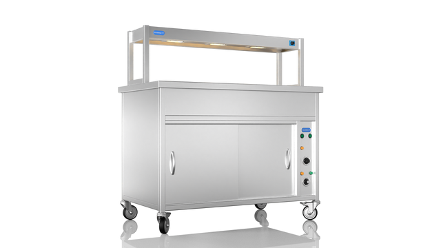 Nordstar NordStar Hot Cupboard Bain Marie 3 x 1/1GN With Single Heated Gantry | STCBM1200 Hot Cupboards Nordstar