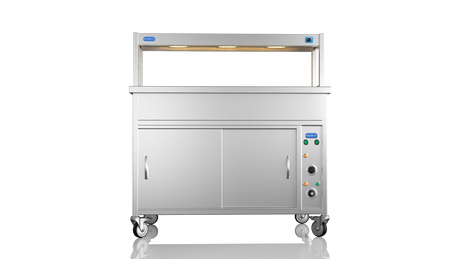 Nordstar NordStar Hot Cupboard Bain Marie 3 x 1/1GN With Single Heated Gantry | STCBM1200 Hot Cupboards Nordstar